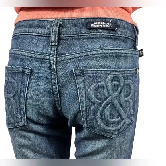 Vintage Rock & Republic Victoria  Beckham Jeans Size 27 - Picture 1 of 8